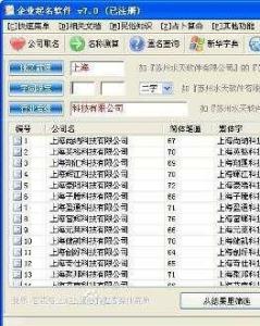 企业起名软件